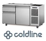 COLDLINE - MASTER - KØLEBORD MED 2 LÅGE